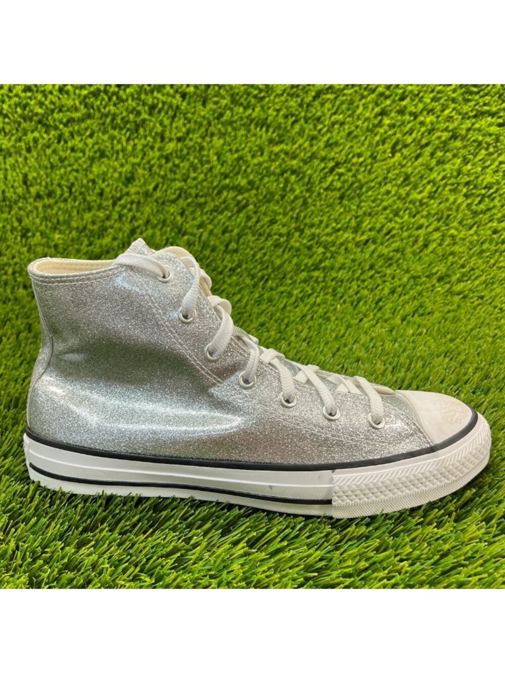 Converse Chuck Taylor All Star Hi Boys Size 6Y Gray White Walking Shoes Sneaker